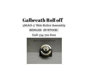 Roll off truck roller. Galbreath 386AO