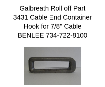 GALBREATH 3431 - Cable Hook