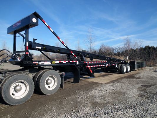 Roll off trailer, Conventional, tandem axle 44’ long
