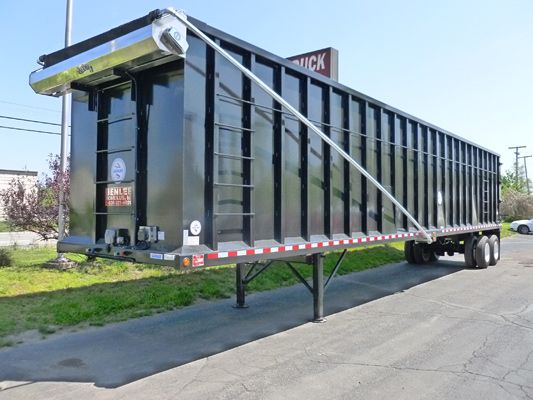 Gondola trailer, 8’ High with Roll Rite Tarp system