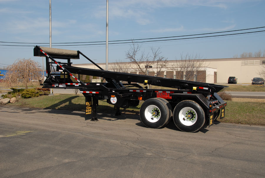 Roll off trailer, Super Mini, with BENLEE tarp system