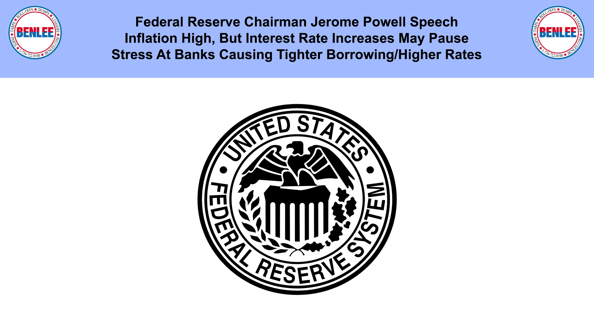 Federal Reserve Chairman Jerome Powell Speech