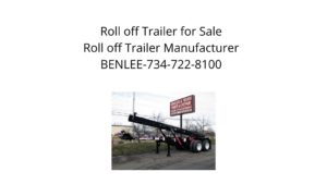 Super Mini roll off trailer