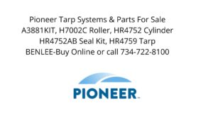 Pioneer Tarp system replacement parts