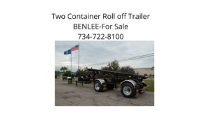 Two Box Roll off trailer
