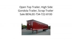 Gondola trailer for sale