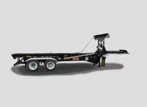 BENLEE Mini Drop Deck Roll Off Trailer With Tarp System BENLEE Mini Drop Deck Roll Off Trailer With Tarp System, side view