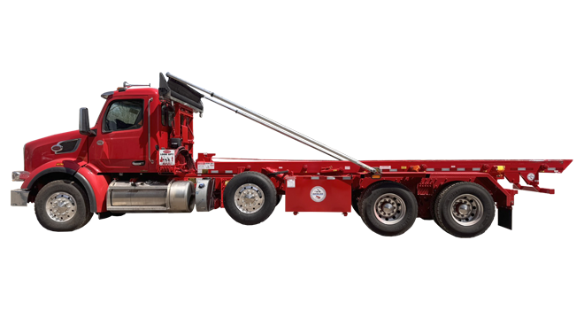 BENLEE Roll-off Trucks Tri-axle Side View BENLEE Tri-axle Roll-off Truck