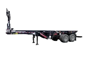benlee-super-mini-long-roll-off-trailer-side-view BENLEE Super Mini Long roll-off trailer extended length, side view